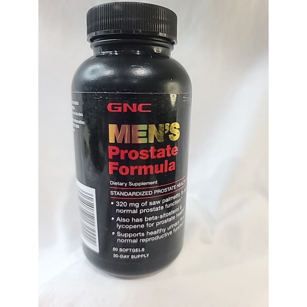 GNC Men Prostate Formula • Saw Palmetto •Prostate Health Support Supplement 60ct